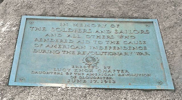 Soldiers & Sailors Plaque, Gloucester MA