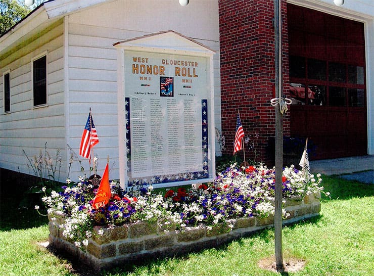 West Gloucester World War II Honor Roll,