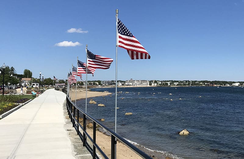 Stacy Boulevard Flag Display