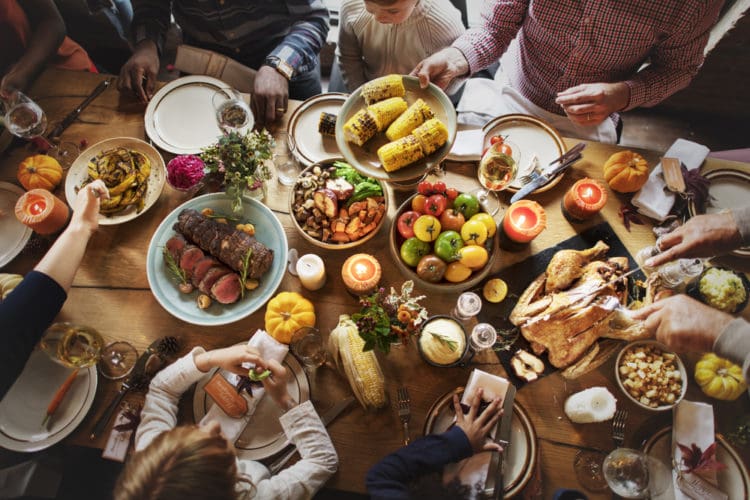 Thanksgiving table setting, From Our Hearths to Yours: Favorite Thanksgiving Sides and More