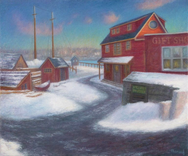 Melody Phaneuf-Winter Docks-800px