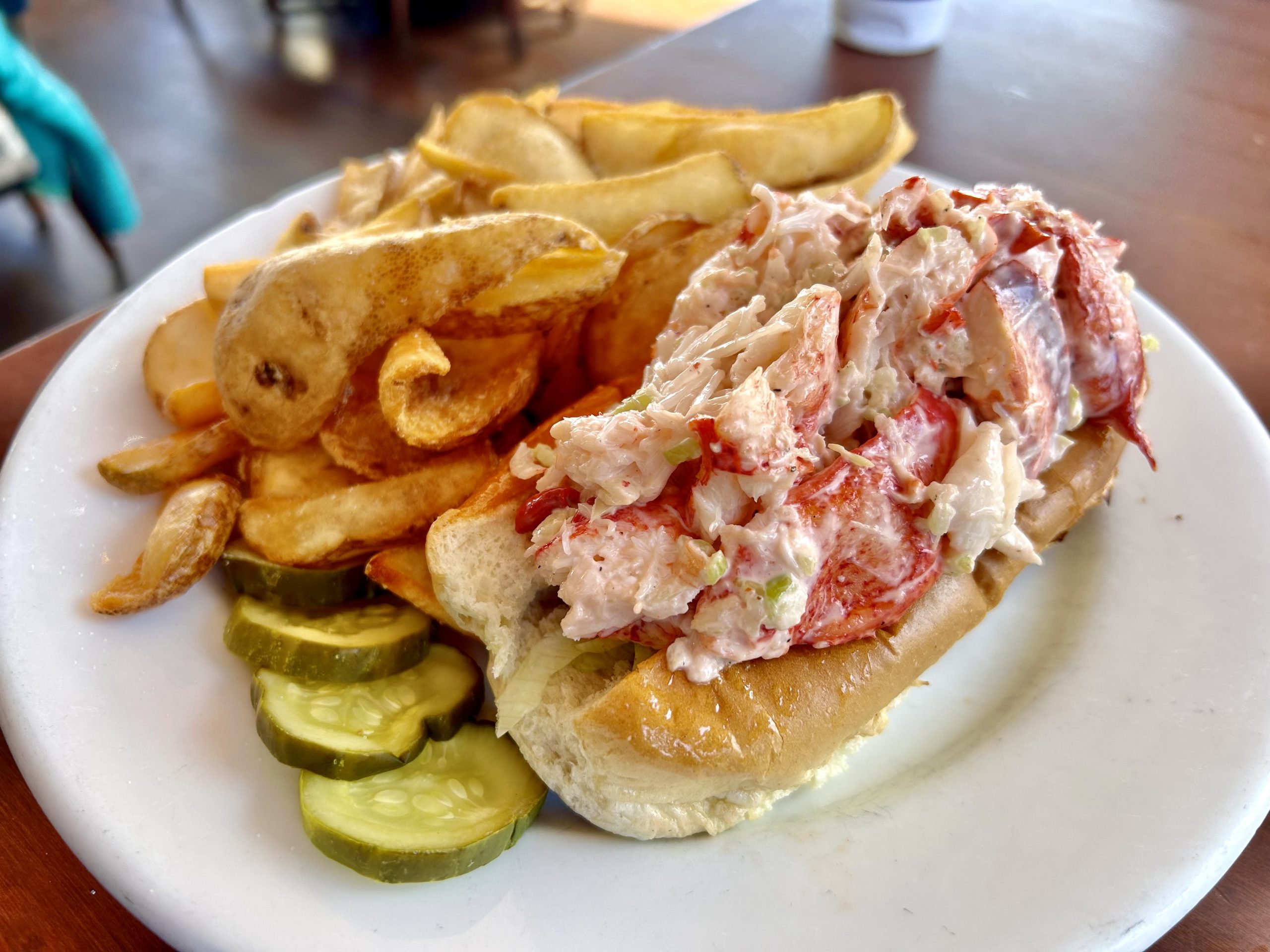 New England Style Lobster Roll at Seaport Grille