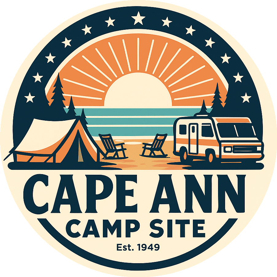 Cape Ann Camp Site Logo